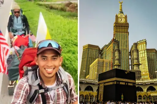 image for article Malaysian Duo Embarks on Adventurous Feet Over Flight Journey of 10,000km Walk to Mecca