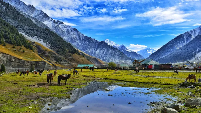 Pahalgao Valley in Kashmir