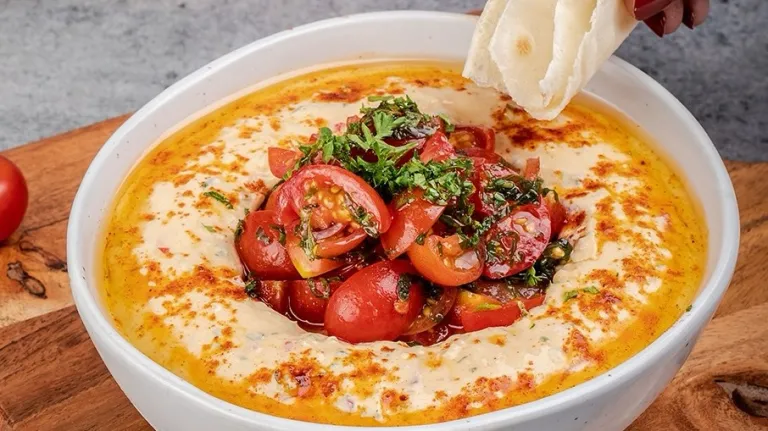 Hummus Beiruti at Mediterranean, Worli