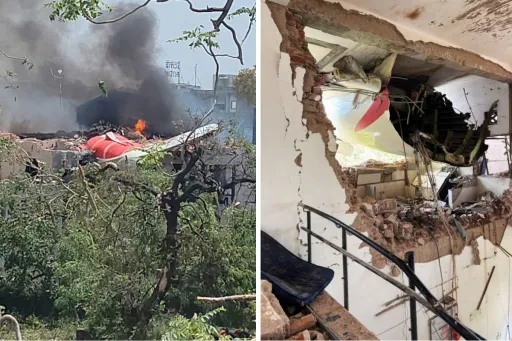 image for article Air India Flight 171 Crashes After Takeoff From Ahmedabad With 242 Onboard
