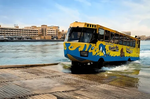 image for article Egypt’s First Amphibious Bus Is Making a Splash: Here’s What Muslim Travellers Should Know
