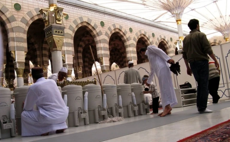 Zamzam water Masjid al-Haram Mecca
