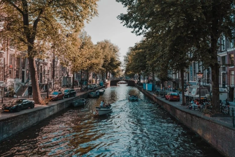 amsterdam canal in daytime