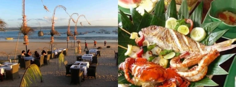 Bawang Merah Beachfront Restaurant Jimbaran
