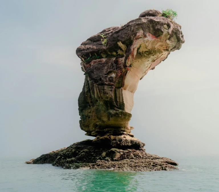 bako national park sea stack collapse